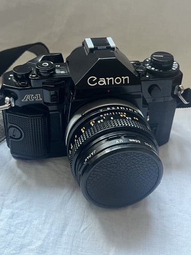 Canon black 35mm slr - black,