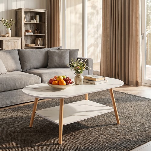 100cm coffee table with - 80/100cm,