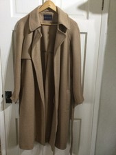 M&S Oatmeal Wool Mix Wrap Over