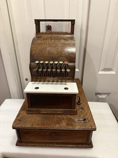RARE Antique 1917 National Cash Register Model 711. 2558684 + CASH DRAWER