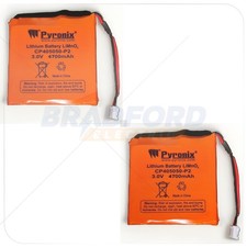 Twin Pack - Pyronix Deltabell DELTABB-WE Siren Bell Box Batteries BATT-ES1