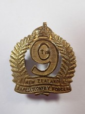 New Zealand: 9th Reinforcements original WW1 Collar Badge.