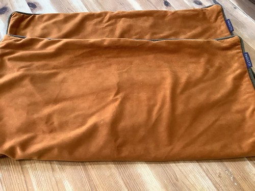 Tan velvet cushion covers - tan,