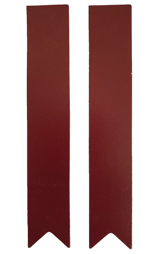 Plain red burgundy leather - plain,