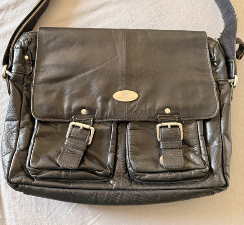 Vintage rowallan black leather - vintage,