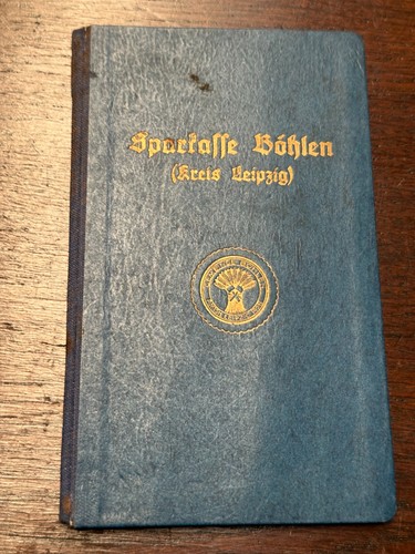 Old savings bank book