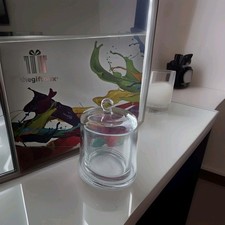 The Giftbox X12 Mini Wax Scented Candles With Glass Cloche Candle Holder