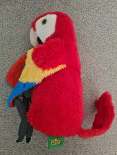 RED PARROT SOFT TEDDY BEAR TOY