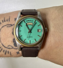 Vintage OMAX Automatic Men’s Wristwatch | AS 5206 Movement | Swiss Made