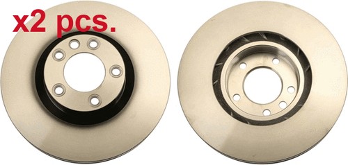 Pcs front brake disc - x2,
