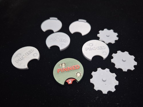 Pin markers for bolt action - action.,