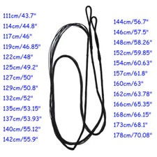 AMO 47"~70" Bow Strings Replacement Archery for Recurve Long Bow Hunting Strings