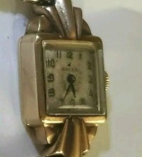 ROLEX PRECISION 9CT GOLD CASE & CAN ADD 9CT ROLLED GOLD STRAP WATCH NOT WORKING 