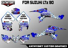 FOR SUZUKI LTZ 90 2007-2023 CUSTOM GRAPHICS ATV QUAD MX STICKERS DECALS LTZ90