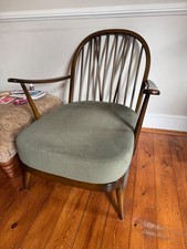 Ercol 203 chair dark brown