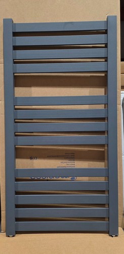 Anthracite heated towel rail - heated,