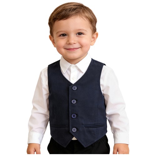 Kids boys buttons neck - boys, v
