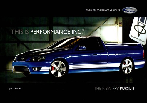 Ford fpv pursuit falcon ute - pursuit,