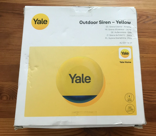 Yale outdoor siren - outdoor, yellow