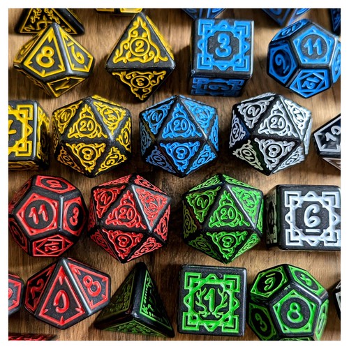 Dnd dice set 7pcs - set,