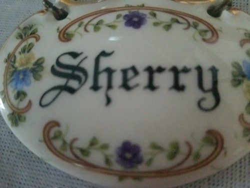 Italian porcelain sherry - italian, “sherry”