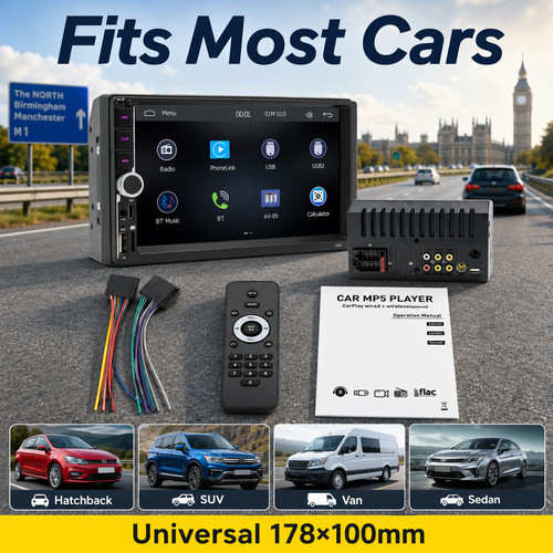 Universal double din car - din,