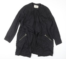 River Island Women's Black Zip Jacket Size 12