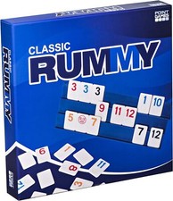 Point Games Classic Rummy Cube Game with Full-Size - Three Tier Exclusive Fold