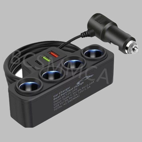 12v dual usb car cigarette - 12v,