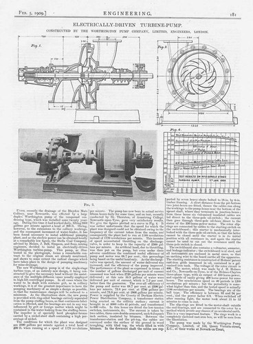 1909 antique engineering print - antique,