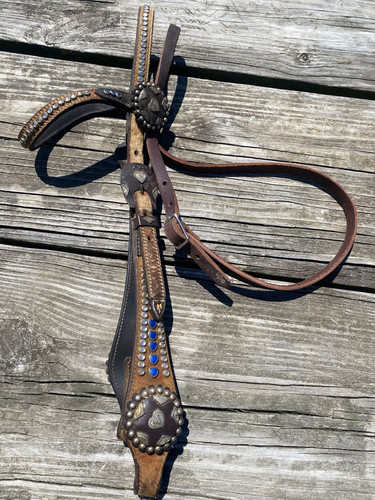 Used hair leather western - leather,