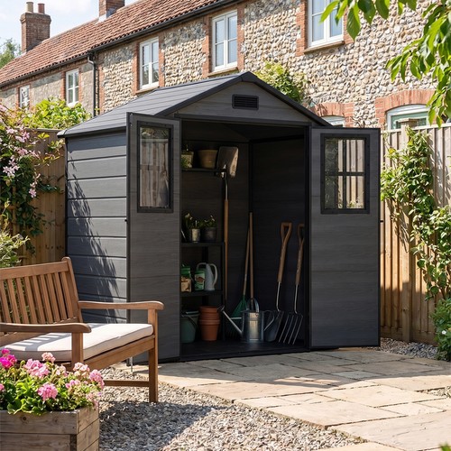 6x4ft garden shed plastic tool - 6x4ft,