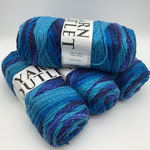 Yarn outlet variegated aran - variegated,
