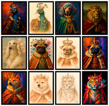 Vintage Trendy Animal Posters
