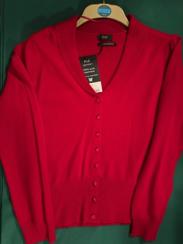 Bnwt pure cashmere red - pure,