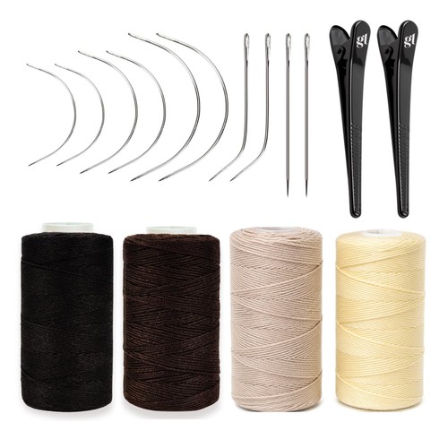 Weft hair extension thread - weft,