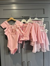 Royal Academy Dance Pink Ballet Bundle, Leotards, Skirts, Cardigans age 3-7