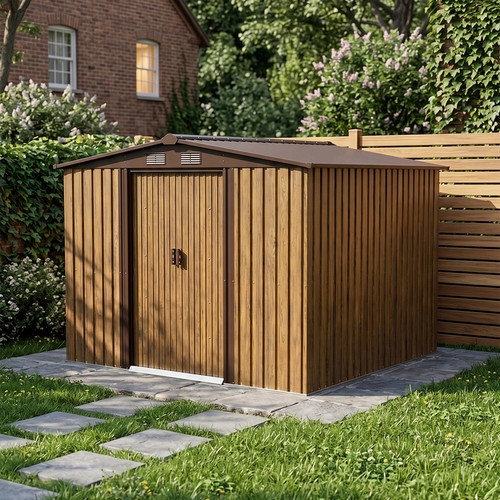 8ft garden shed metal - 8,