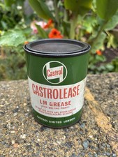 A Vintage Castrol Castrolease LM Grease One Pound Tin, Great Condition 