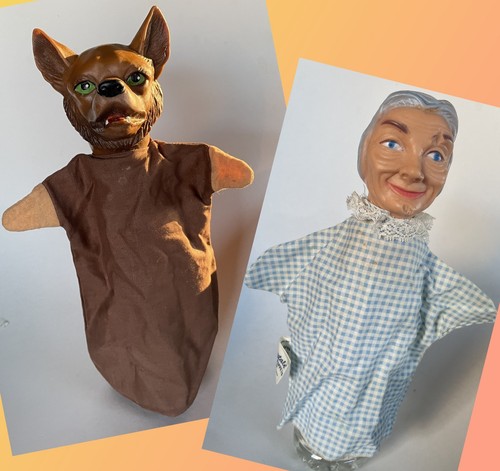 Hand puppets granny big bad - puppets,