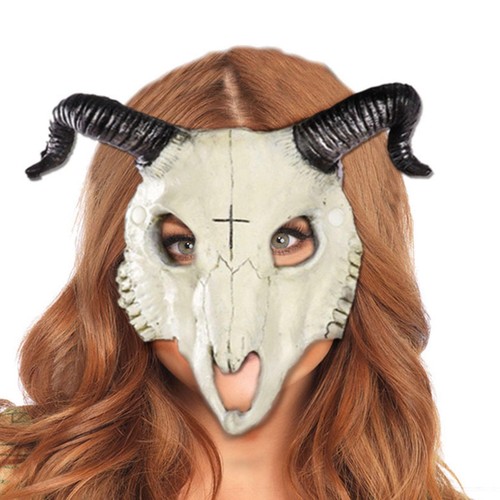 Halloween goat mask - halloween,
