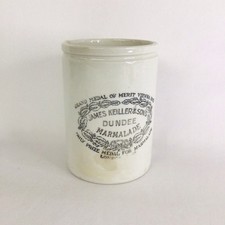 Vintage James Keiller & Sons Dundee Marmalade Jar large 13.5cm/2lb EB12JH