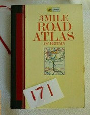  AA . Motoring Atlas.  Film Prop. Re-enactment etc. Well used, 2 pages v. grubby