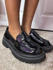 WOMENS PLATFORM LOAFERS COMFY