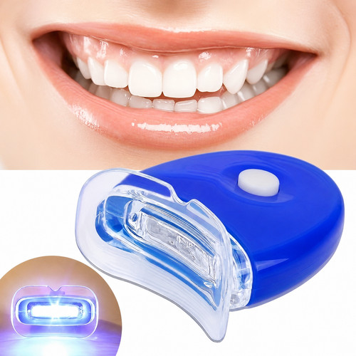 Led teeth whitening - teeth, light