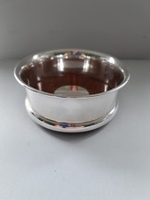 Hallmarked Silver & Mahogany Wine Bottle Coaster London 1998 By M.C.H. 140g