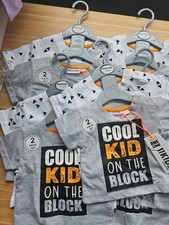 Joblot boys clothing Baby and Toddler Tshirts Bundle all sizes minikidz tops