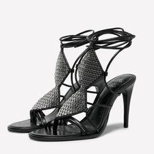 ZARA BNWT 2025. BLACK LEATHER