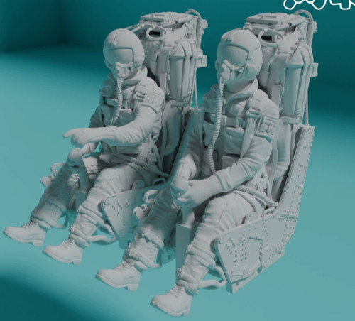 Resin ejection seat model - resin,