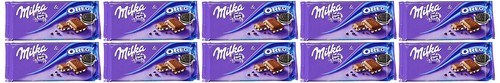 Milka oreo bar 100g - milka, (10-pack)